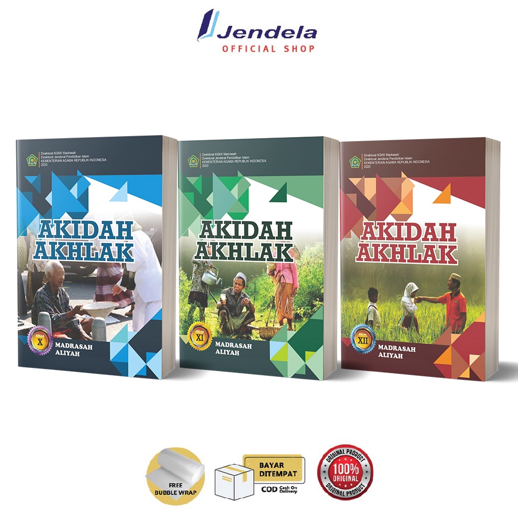 Jual Buku Siswa Akidah Akhlak MA Kelas X XI XII KEMENAG | Shopee Indonesia