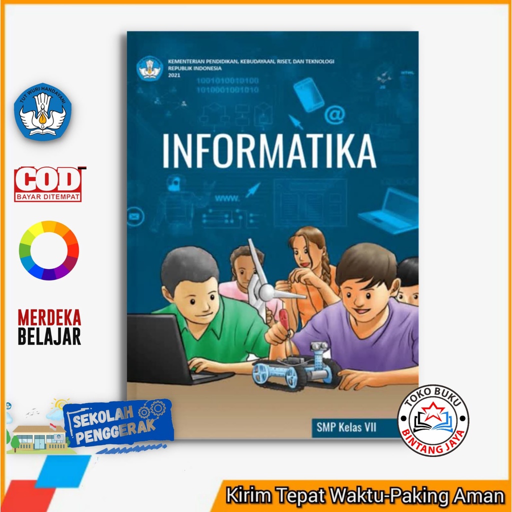 Jual Buku Informatika Kelas 7 Kurikulum Merdeka Untuk Sekolah Penggerak ...