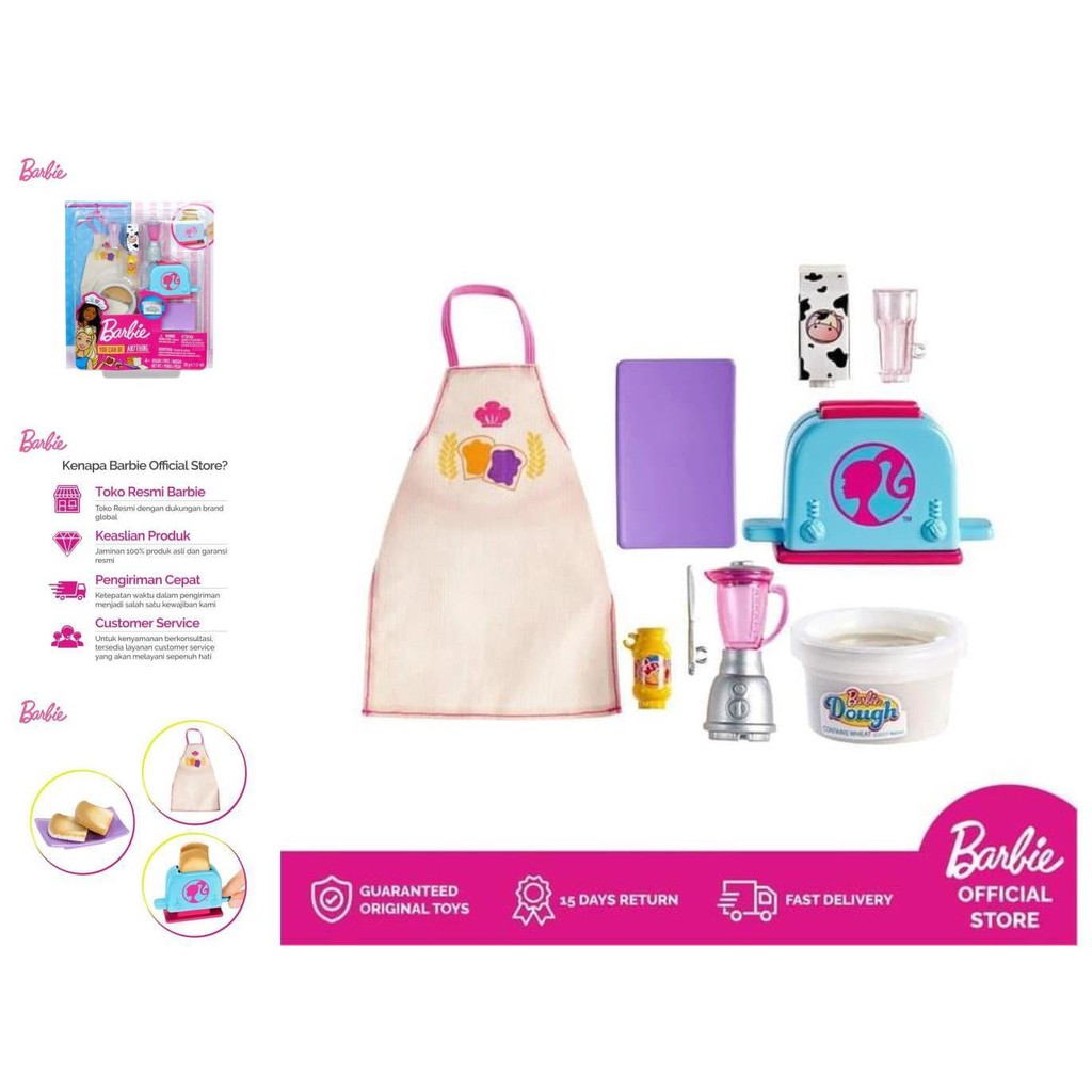 Barbie cooking and discount baking accessory pack