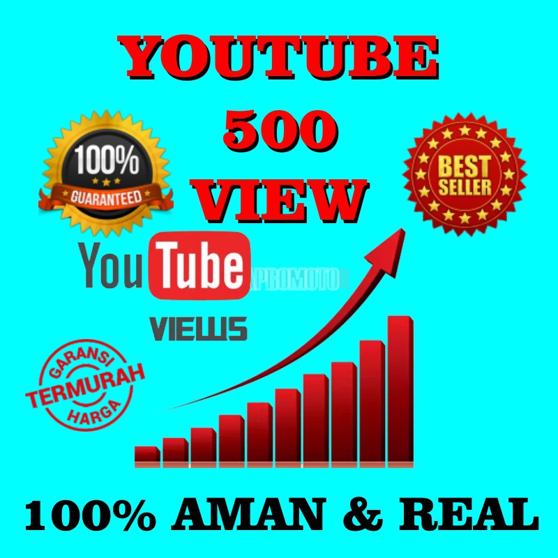 Jual YOUTUBE VIEW 500 VIEWER | Shopee Indonesia