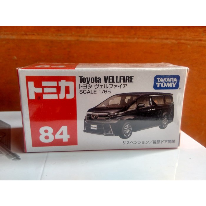 Jual TOMICA NO 84 TOYOTA VELFIRE HITAM MINIATUR MOBIL DIECAST TAKARA ...