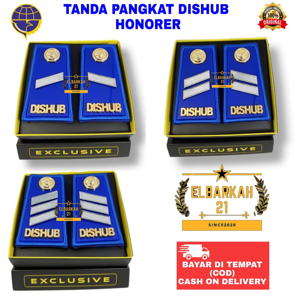 Jual PANGKAT DISHUB HONORER SMA,D3,S1 PDH AKRILIK LIS BORDIR TIMBUL ...