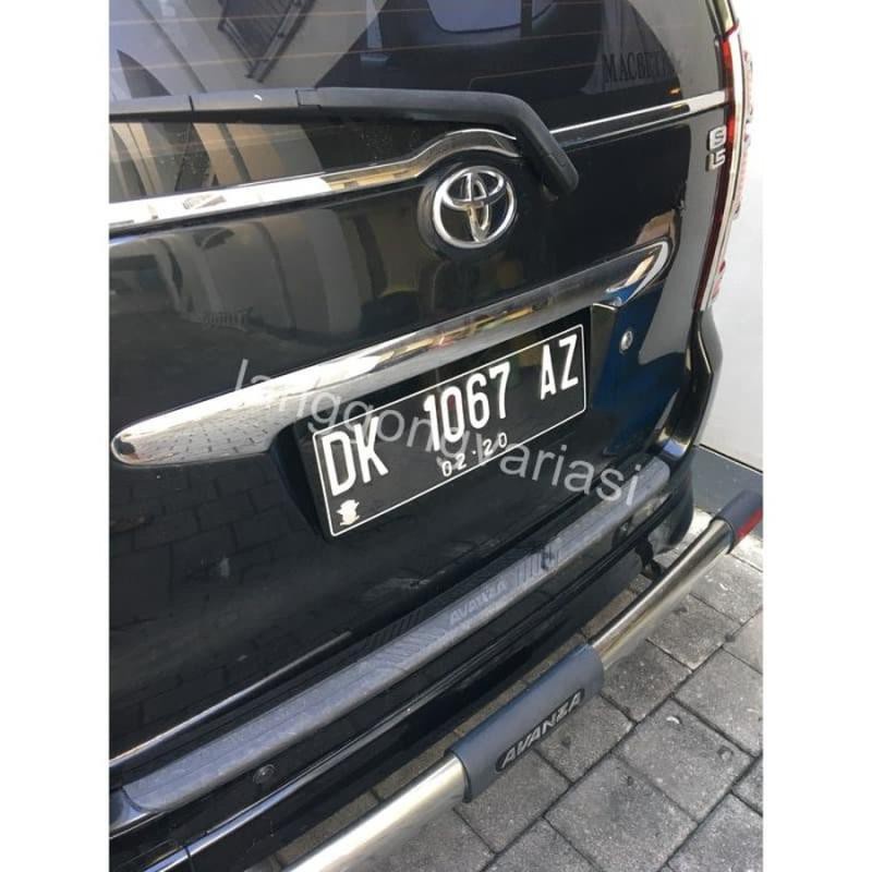 Jual Variasi Plat Nomor Lampu Led Nyala Di Angka Custom Avanza Xenia ...