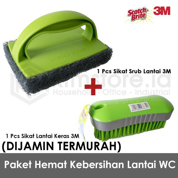 Jual Scotch Brite M Paket Sikat Kebersihan Lantai Wc Id Shopee Indonesia