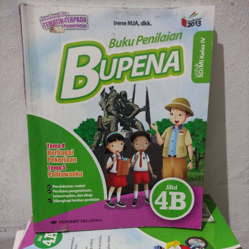 Jual Buku Bekas Buku Penilaian Bupena 4B Kurikulum 2013 Penerbit ...