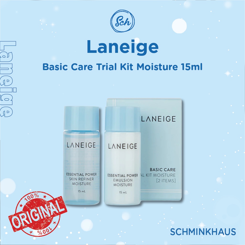 Jual LANEIGE Basic Care Trial Kit Moisture Ml Items Shopee Indonesia