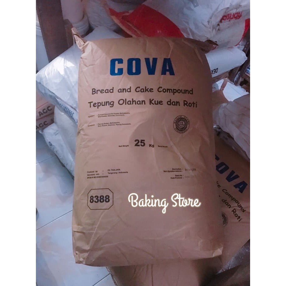 Jual Susu Bubuk Olahan Untuk Campuran Kue dan Roti Cova 25kg - Gosend ...