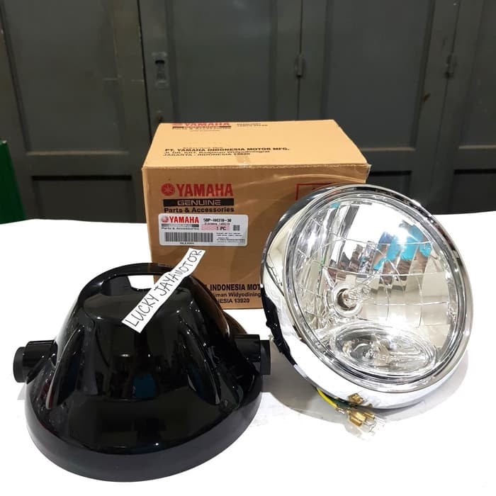 Jual Reflektor lampu depan head lamp rx king rxking new bulat original ...