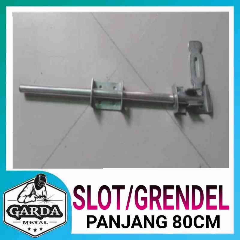 Jual Slot Grendel Kunci Pagar Pintu Besi Ukuran 80cm | Shopee Indonesia