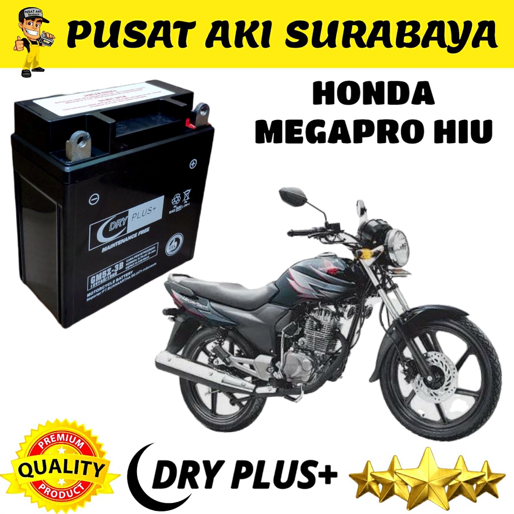 Jual ACCU GEL DRYPLUS GM5Z 7AH AMPER AKI MOTOR MEGAPRO PRIMUS MEGAPRO