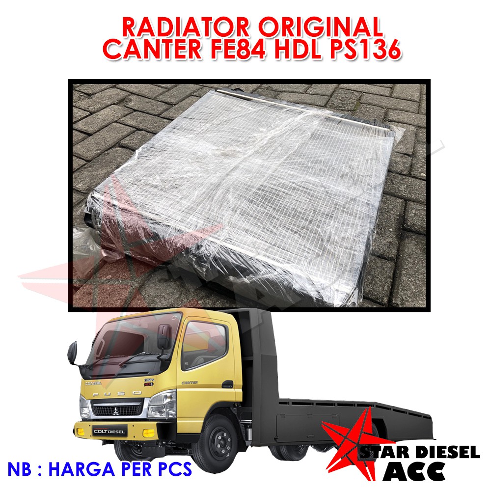 Jual RADIATOR ASLI CANTER PENDINGIN RADIATOR MITSUBISHI CANTER PS136 ...