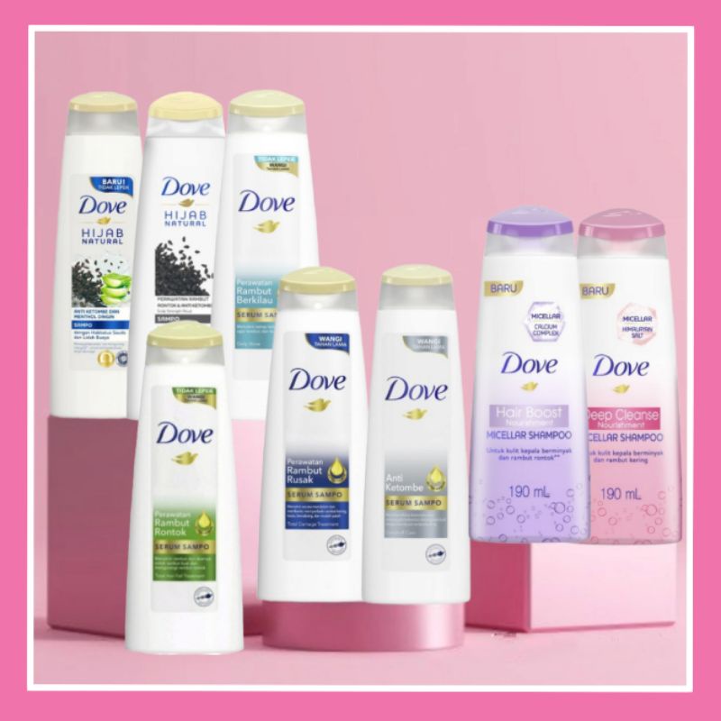 Jual Dove Shampo All Varian 70ml/135ml/290ml Shopee Indonesia
