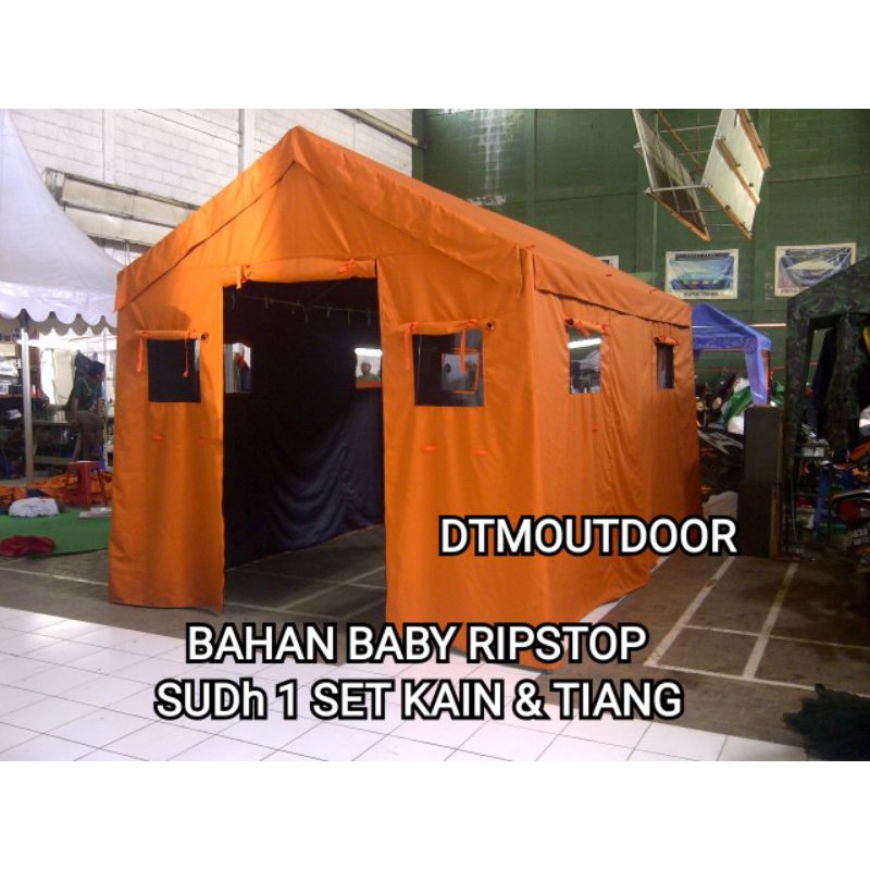 Jual Tenda Posko Serbaguna Unicef Keluarga Uk 4x6x3 Fullset Murah Bahan ...