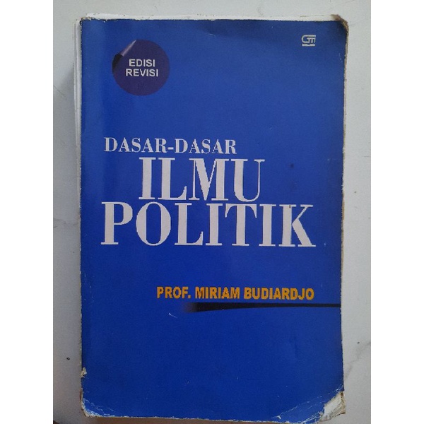 Jual Buku Dasar-Dasar Ilmu Politik Oleh Prof. Miriam Budiardjo (Edisi ...