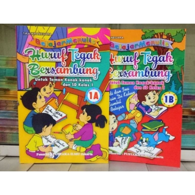 Jual Buku Belajar Menulis Huruf Tegak Bersambung Untuk Taman Kanak2 Dan ...