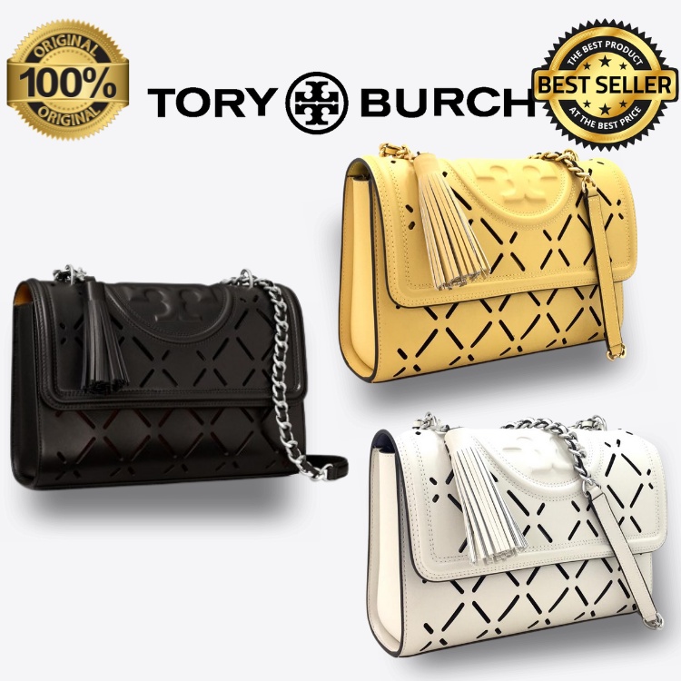 Jual Original 100% Try Burch Fleming 27 Diamond Perforated Convertible ...