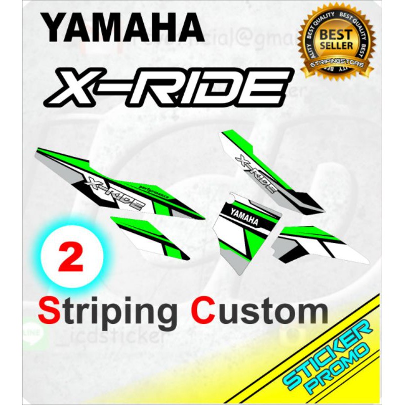 Jual sticker xride grafis all warna riques | Shopee Indonesia