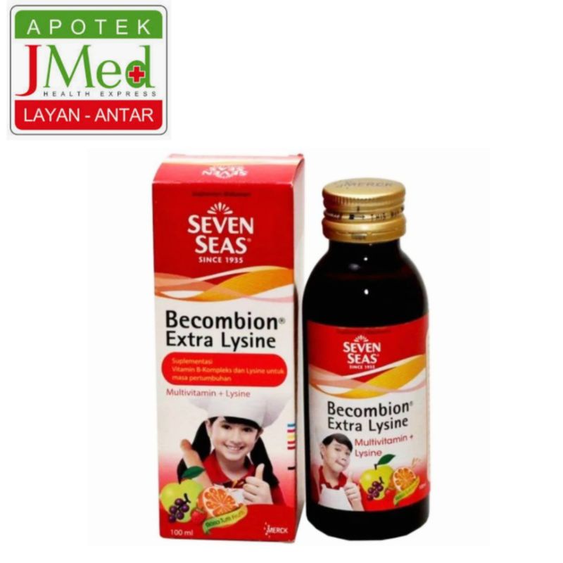 Jual BECOMBION LYSINE SYR 100ML | Shopee Indonesia