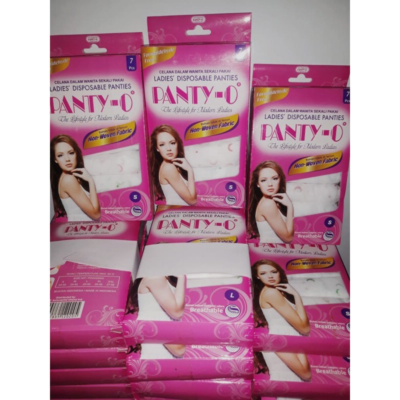 Panty O celana dalam sekali pakai wanita disposable panties underwear Putih