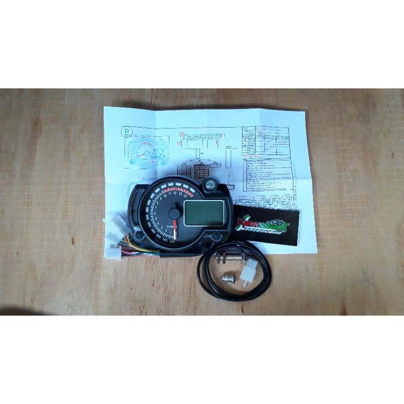 Jual Speedo spedo speedometer koso rx2n set pangkon Speedo chrom tebal ...