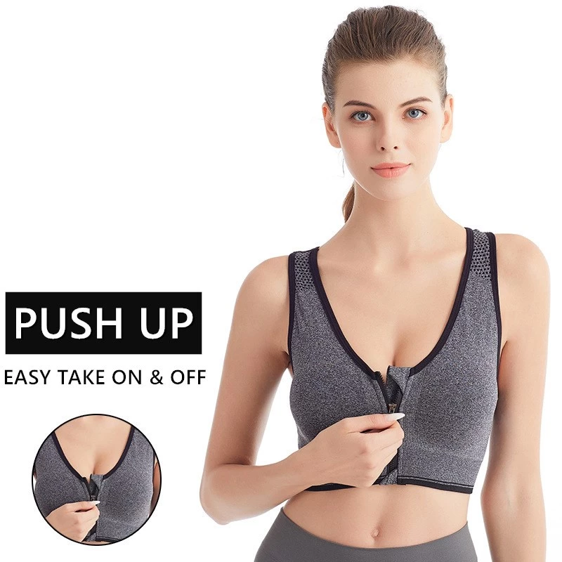 Sport Bra Resleting Depan