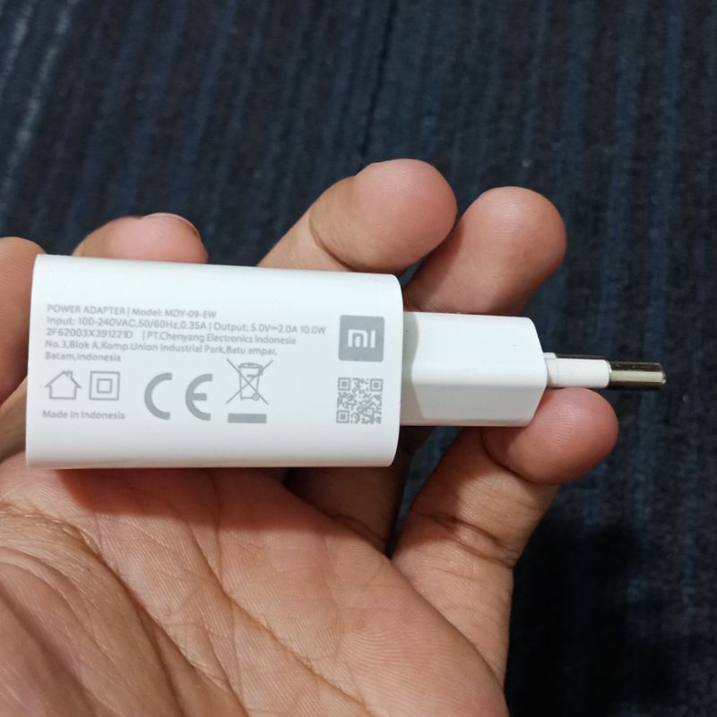 Jual KEPALA CHARGER CAS MDY 09 EW XIAOMI REDMI NOTE 8 ORIGINAL ASLI ...