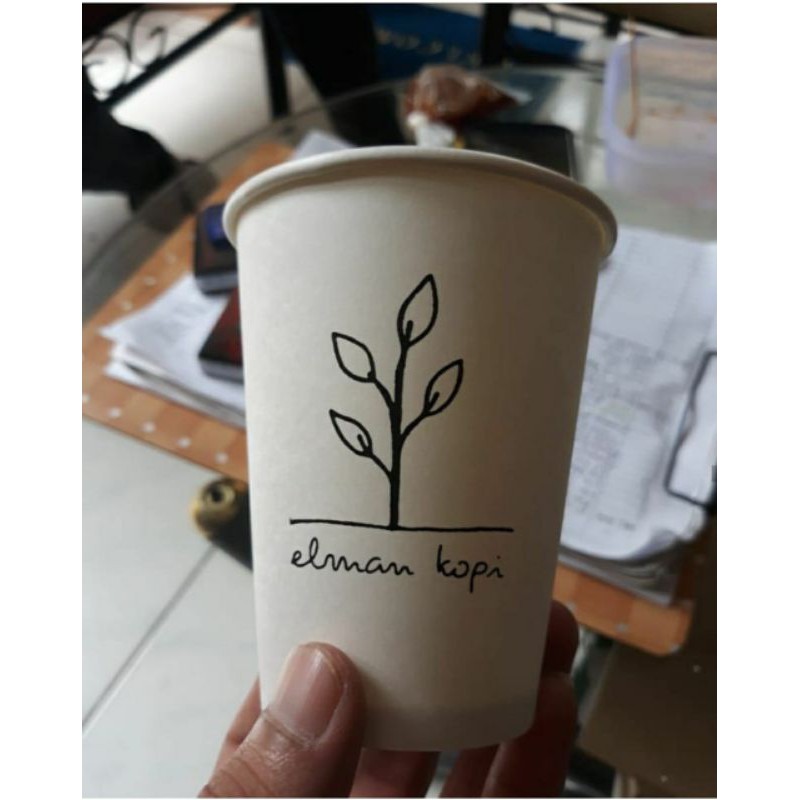 Jual SABLON PAPER CUP / PAPERCUP / GELAS KERTAS 5 Oz , 8 Oz , 12 Oz ...