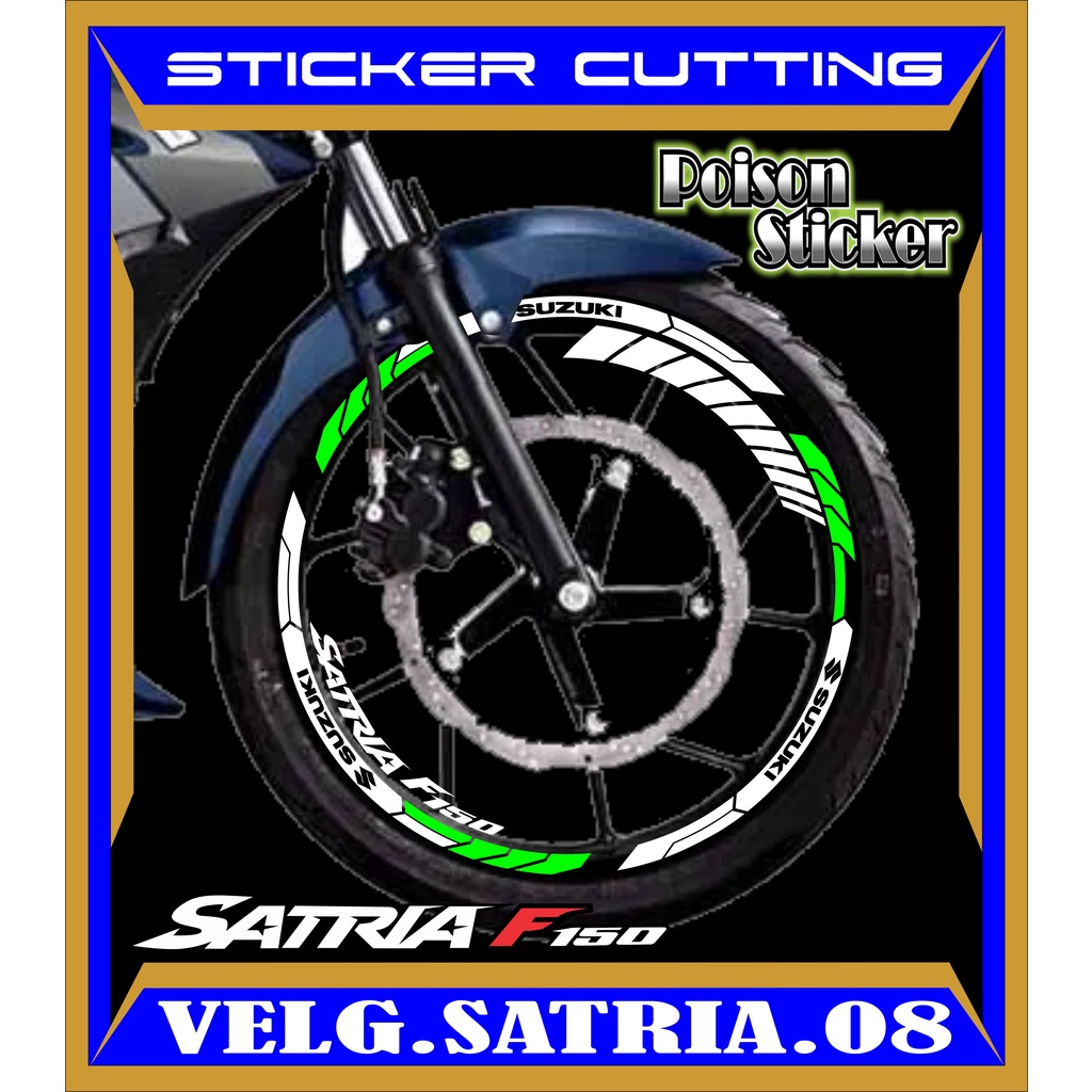 Jual CUTTING STICKER VELG SATRIA - STIKER LIS LIST VARIASI BAN/VELG ...