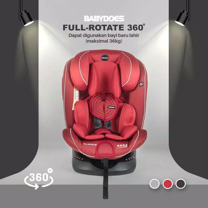 Jual Babydoes Car Seat Full Rotate 360 Derajat CH8735 (New Model) Free Rotate CH8749