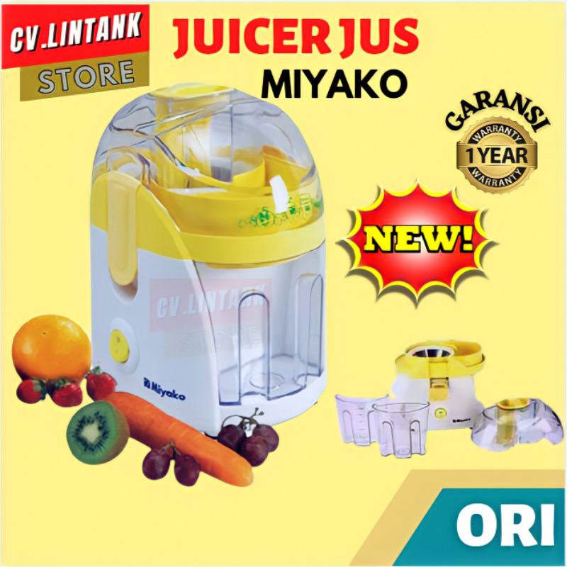 Jual ALAT JUS PORTABLE BLENDER PEMBUAT JUS BUAH DAN SAYUR Juicer Buah Tanpa Ampas Praktis Miyako