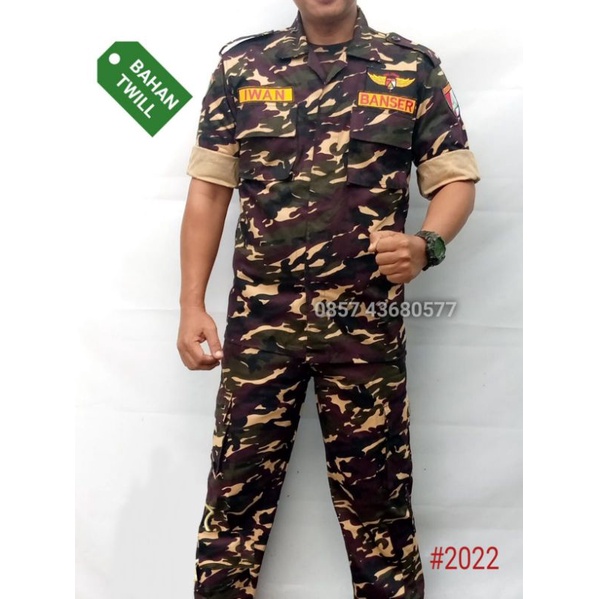 Jual Seragam Pdl Banser Nasional Bahan Katun Twill Shopee Indonesia