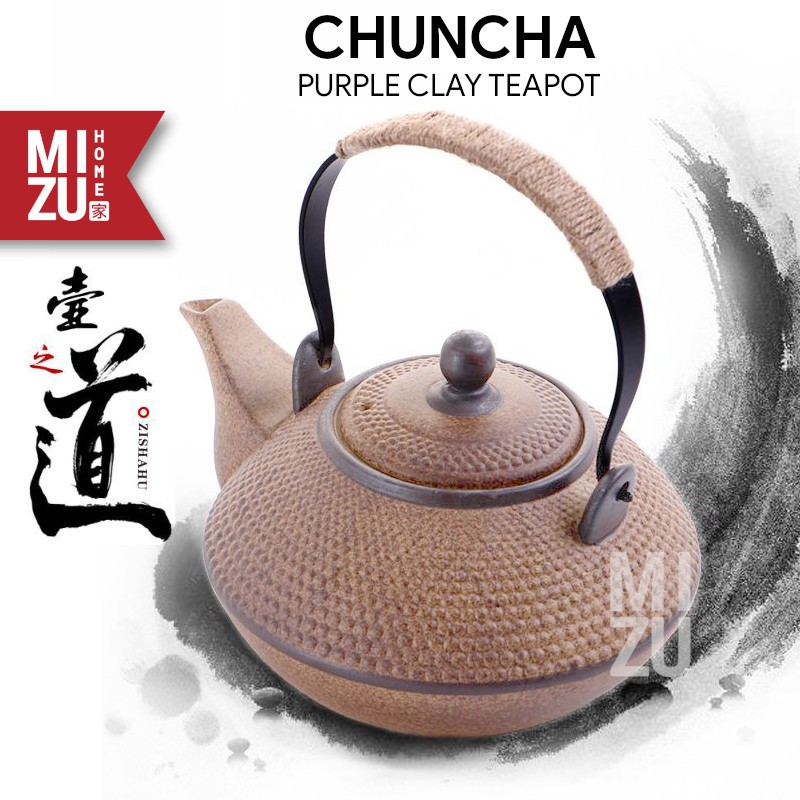 Jual MIZU CHUNCHA Beige Zisha Clay Teapot Teko Teh Keramik Tanah Liat ...