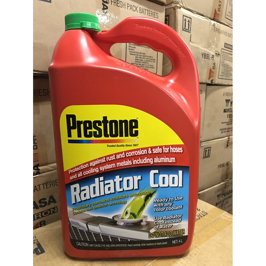 Jual AIR RADIATOR COOLANT PRESTONE Cairan hijau 4 LITER Shopee