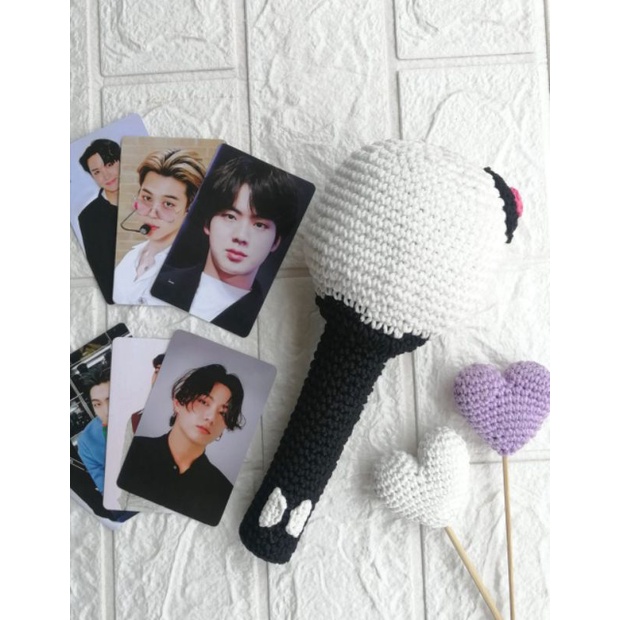 Jual bts lightstick crochet / lightstick bts rajut | Shopee Indonesia