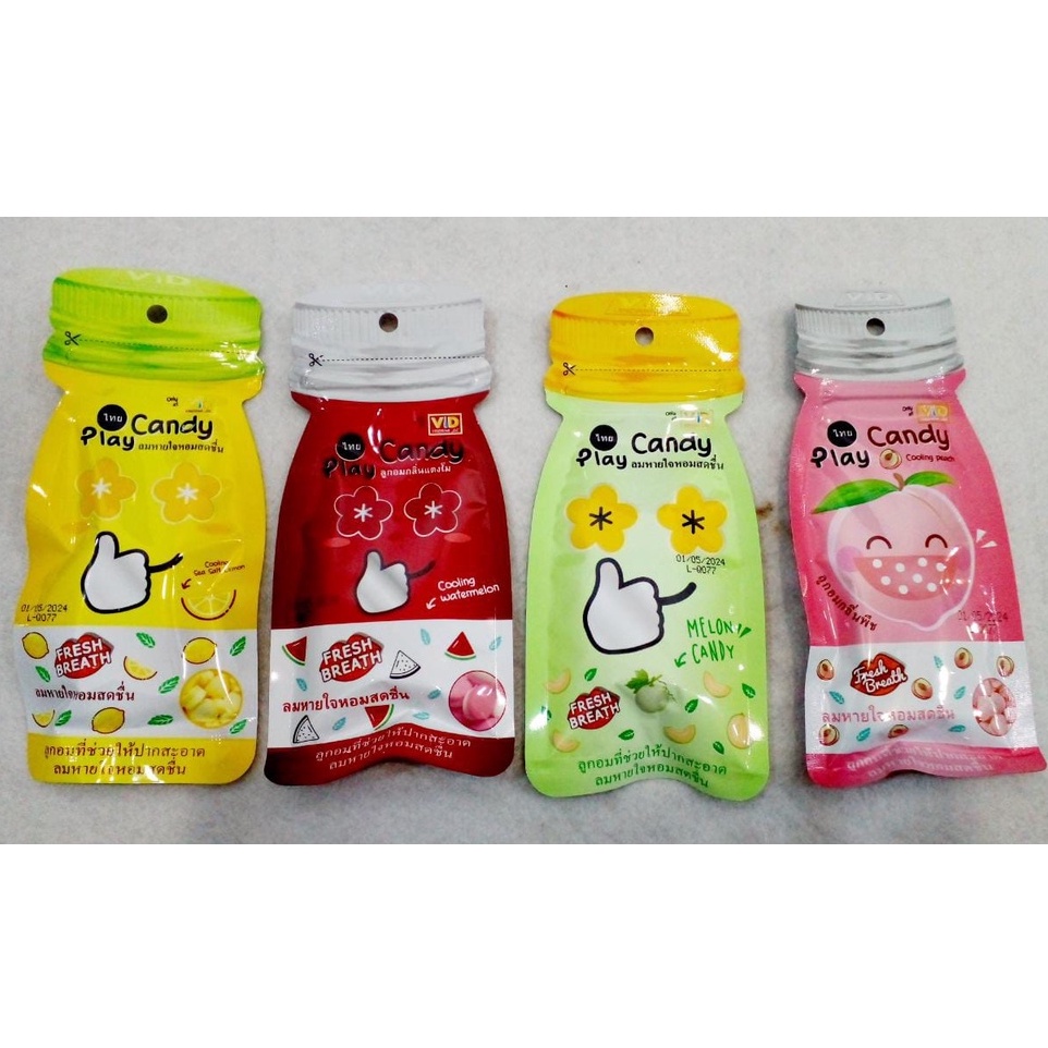 Jual [HALAL] Play Candy Permen Rasa Aneka Buah Segar 12gr Thailand ...