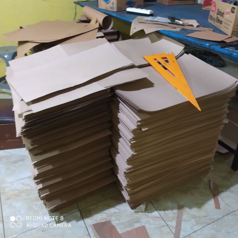 Jual Kertas Kraft 125 Gsm Untuk Bahan Paper Bag Isi 1 Kg | Shopee Indonesia