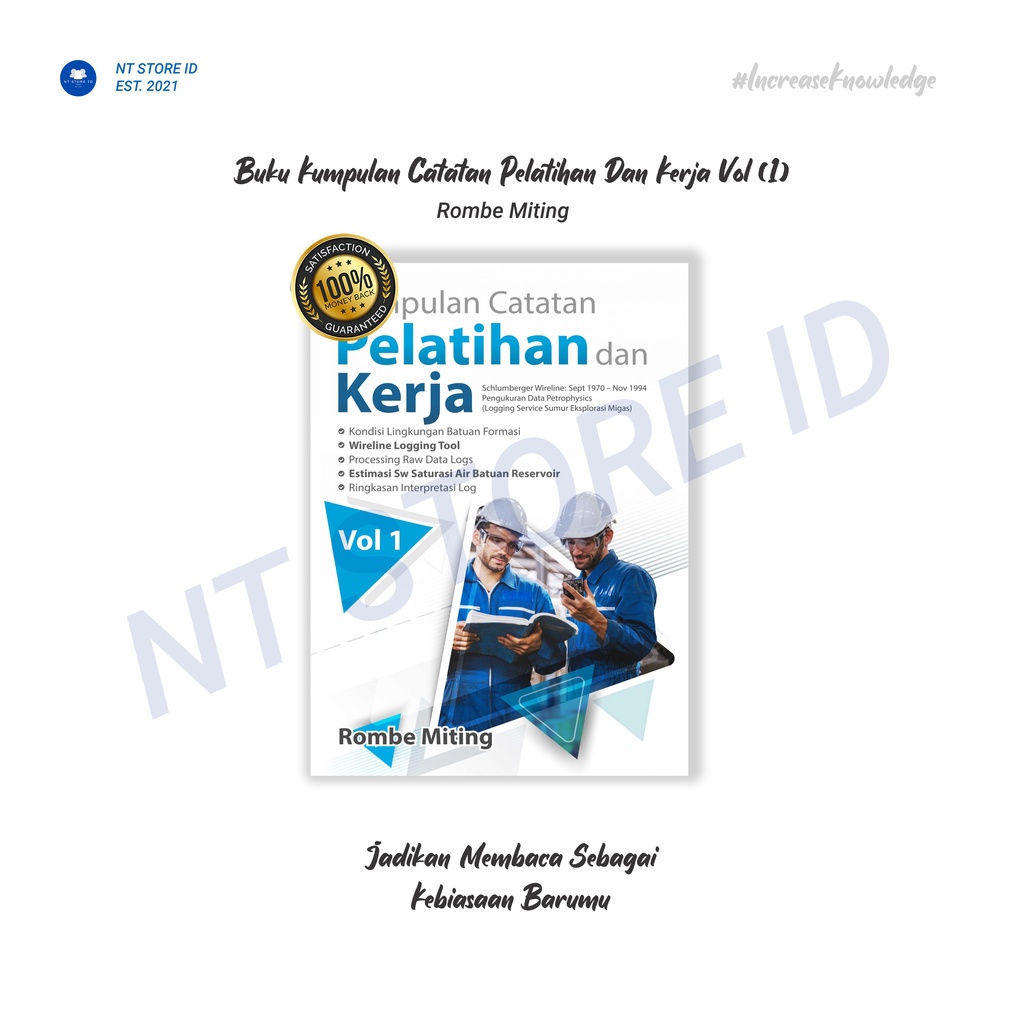 Jual Buku Kumpulan Catatan Pelatihan Dan Kerja (Volume 1 ...