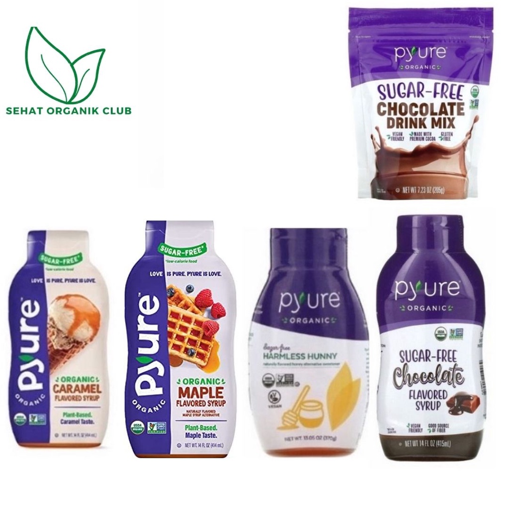 Jual Pyure Organic harmless Hunny Sugar Free Honey 370 gr ; Organic