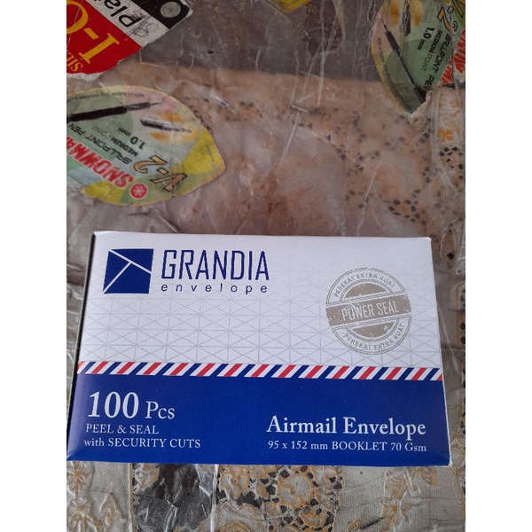 Jual Amplop Grandia Airmail X Mm Isi Lembar Shopee Indonesia