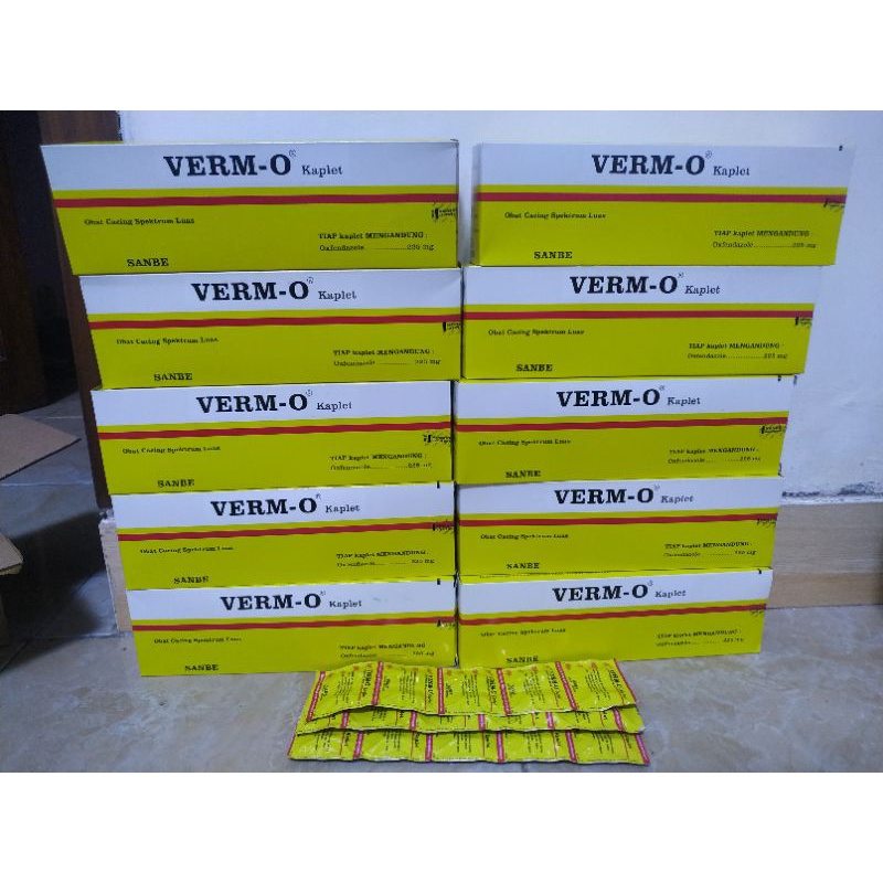 Jual Verm o kaplet 1 kaplet - obat cacing sapi kambing kuda dll ...