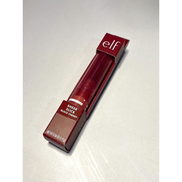 Jual Elf Sheer Slick Lipstick Black Cherry (preloved) Shopee Indonesia
