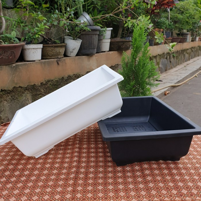 Jual NKT BONSAI KOTAK 02 ( 29 x 21cm) - KOTAK 01 pot bunga bonsai ceper ...