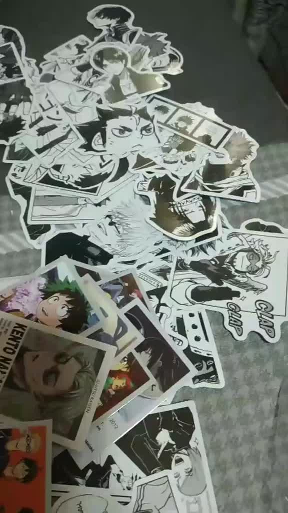 Jual Stiker Anime Hitam Putih Classical Black & White Anime Cartoon ...