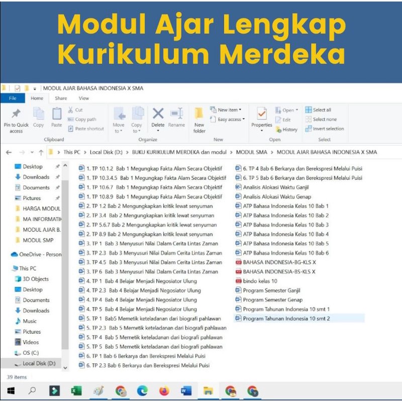 Jual Modul Ajar Kelas 10 SMA/SMK Kurikulum Merdeka | Shopee Indonesia