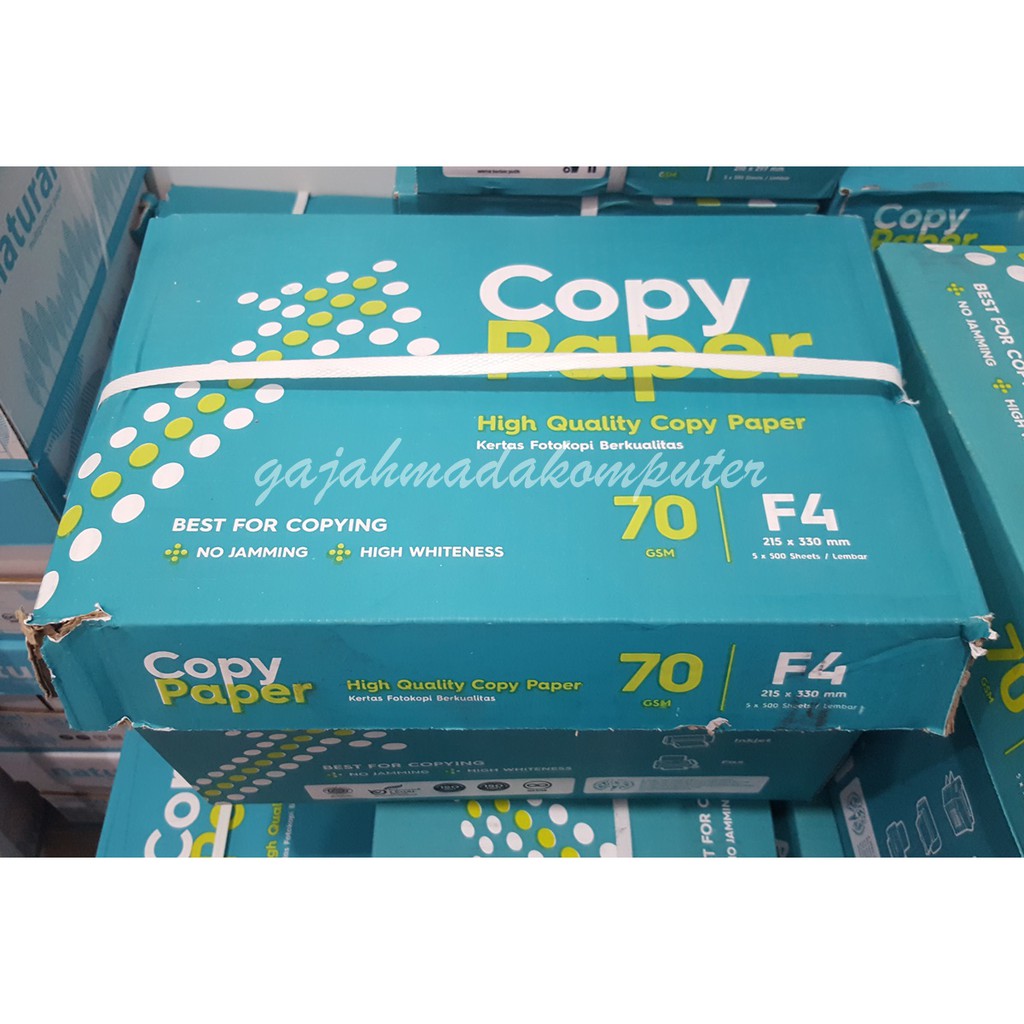 Jual Kertas Hvs F4 Folio 70 Gr 70 Gsm 70gram Copy Paper Gojek Shopee Indonesia 2391