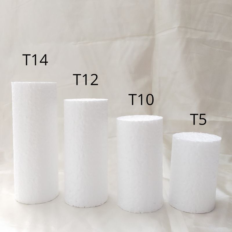Jual Gabus Styrofoam Buket Diameter 5 cm ( Tinggi 8, 10, 12 dan 14 cm ...