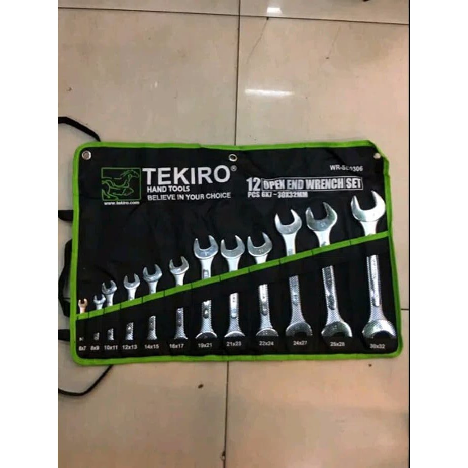 Jual Kunci Pas Set Pcs Mm Tekiro Open End Wrench Pcs