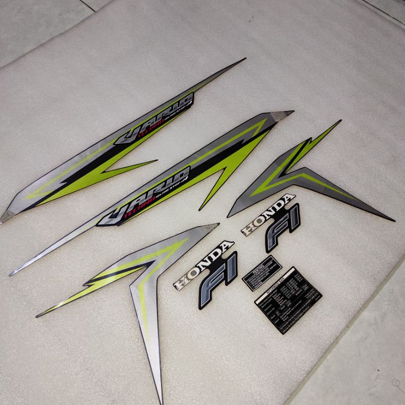 Jual stiker stripping striping decal graphic Honda Vario 125 techno iss