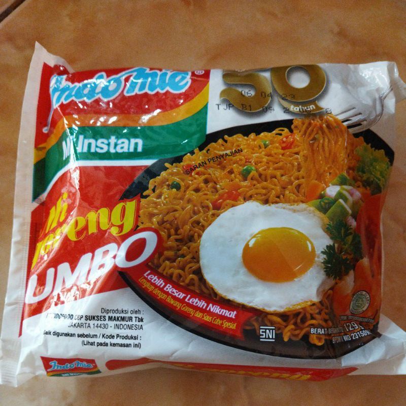 Jual Indomie Goreng Jumbo Isi 129gr | Shopee Indonesia