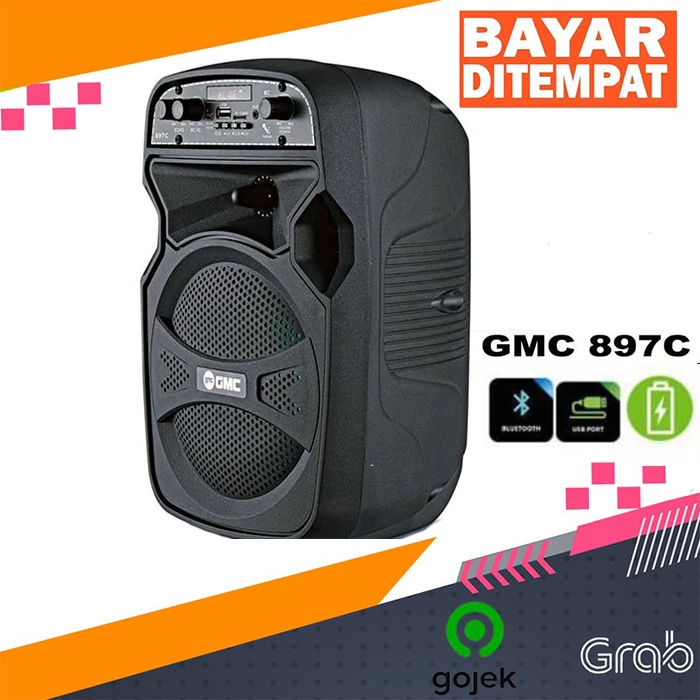 Jual Speaker Aktif Portable Gmc C Inch Bluetooth Garansi Resmi Shopee Indonesia